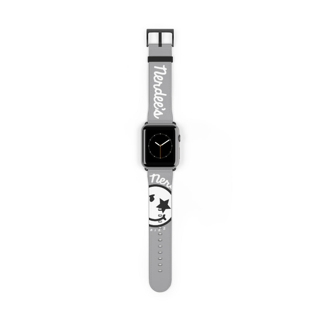 Nerdee's Official Logo Watch Band - (Design 02) Gray