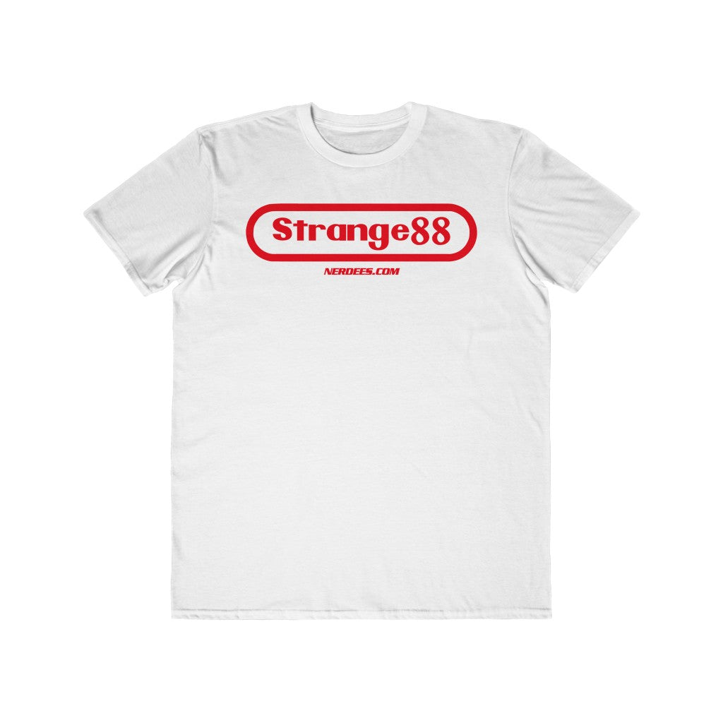 Strange 88 Retro Logo "80's 8-Bit" (Red Design 01) - Men's Lightweight Fashion Tee