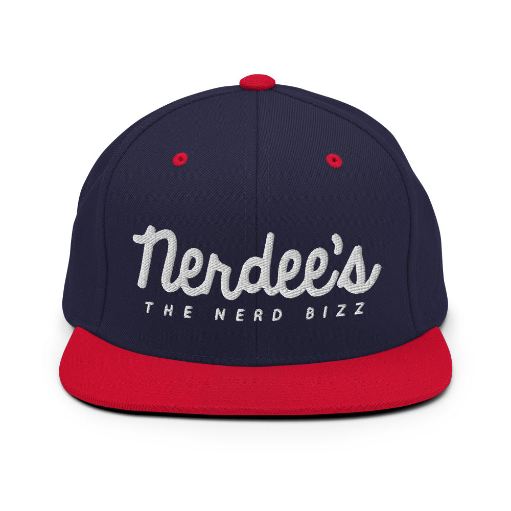 ●NERDY● Big Bumpy N Ball Cap (3色) unisex Nerdee's - The Nerd Bizz - Official Script Logo (White