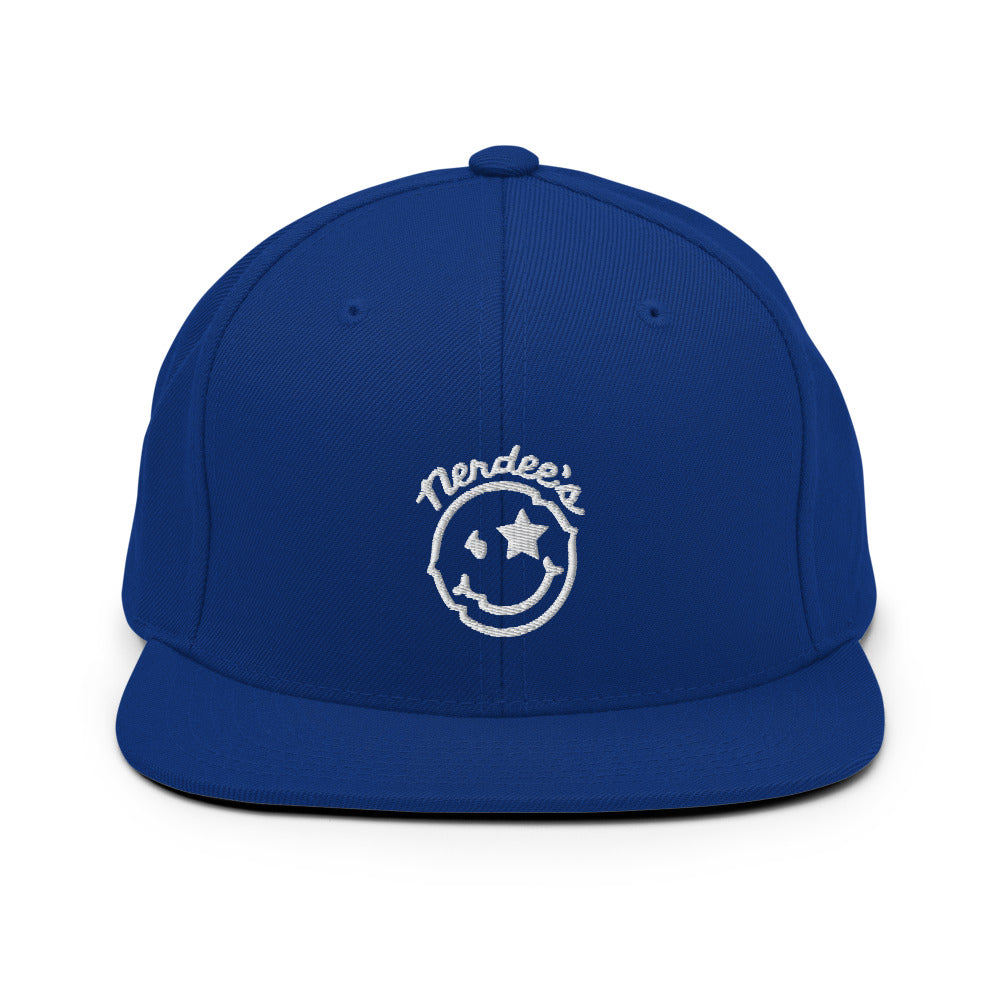 Nerdee's Official Logo (White) - Snapback Hat - Multiple Colors!