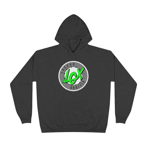 LGX Logo ( WHT/GRY/GRN) - Unisex Hoodie