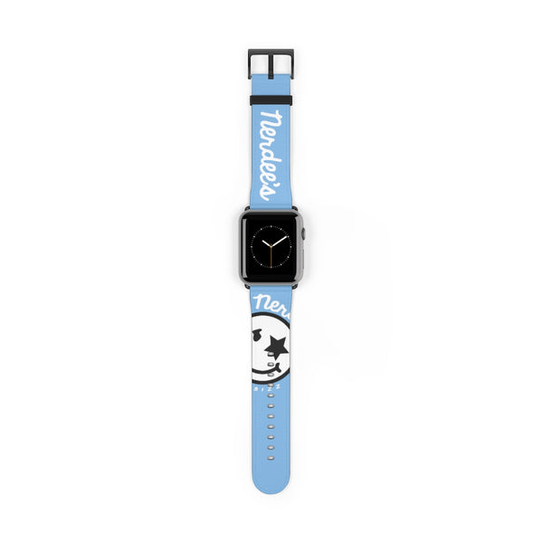 Nerdee's Official Logo Watch Band - (Design 02) Light Blue