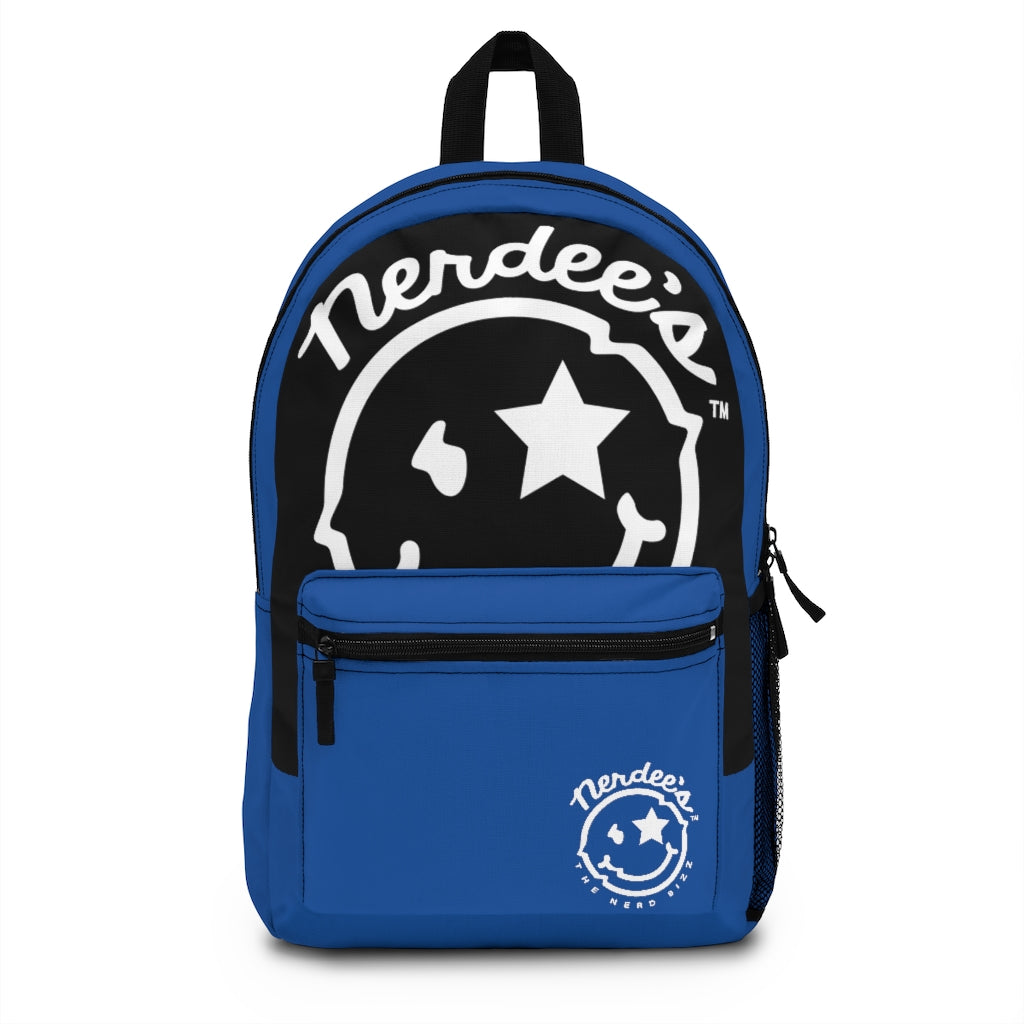 Nerdee's Logo Backpack (Design 03) - Blue
