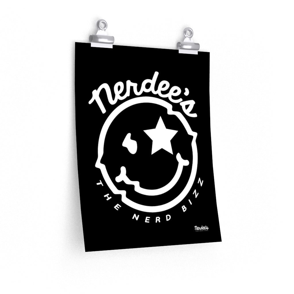 Nerdee's Official Logo High Quality Collectible Art Print - Premium Matte vertical posters