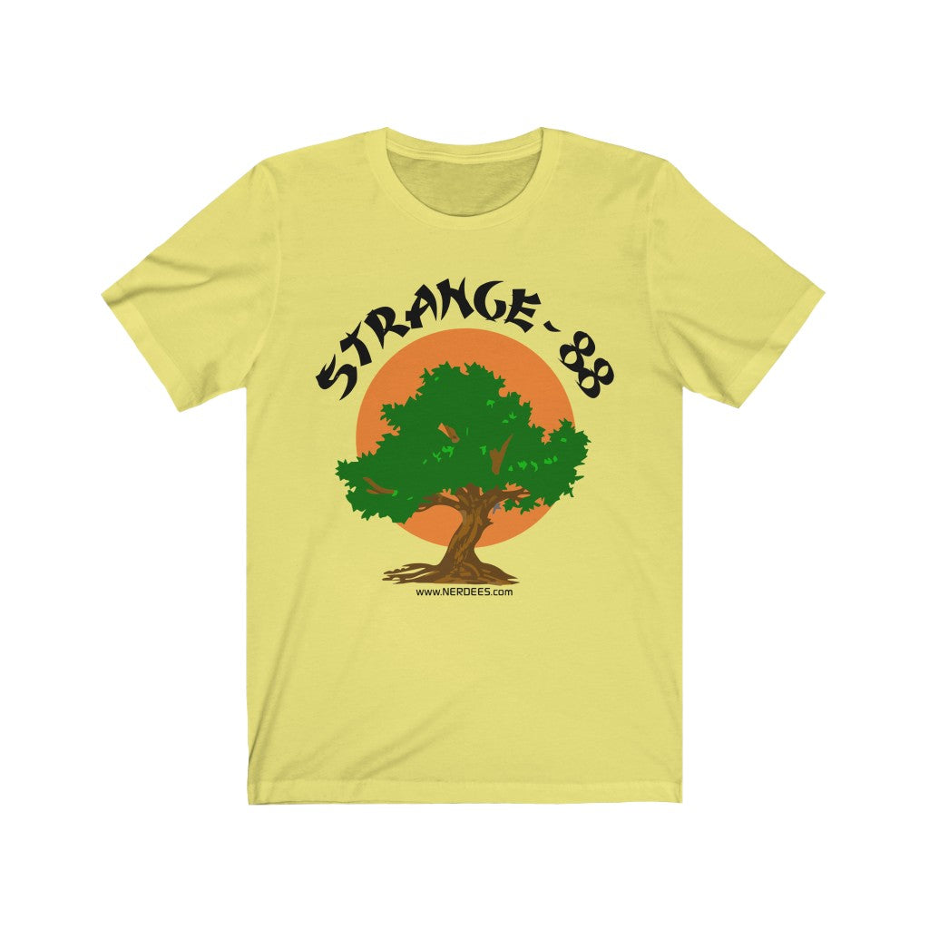 Strange 88 Retro Logo Tee "Dojo" - Unisex Jersey Short Sleeve Tee