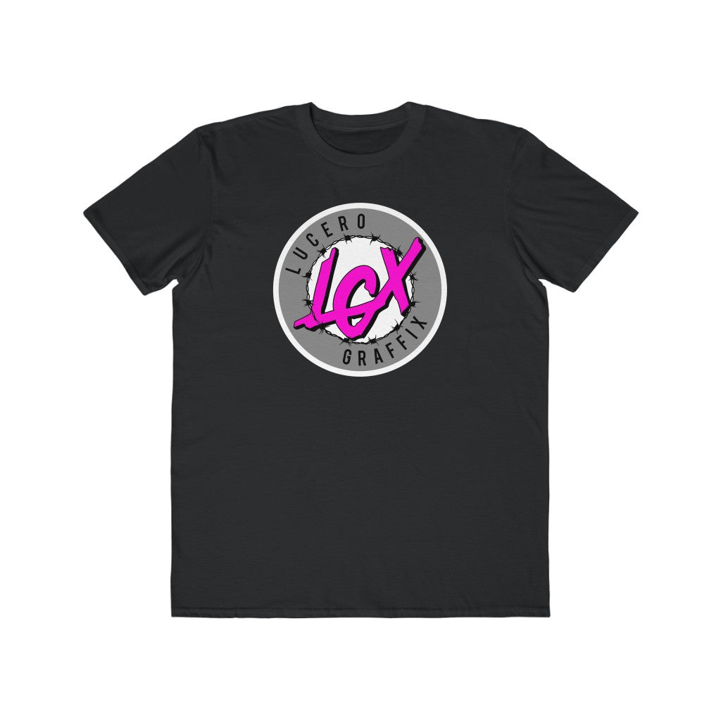 LGX Logo (WHT/GRY/PNK) - Men's Lightweight Fashion Tee