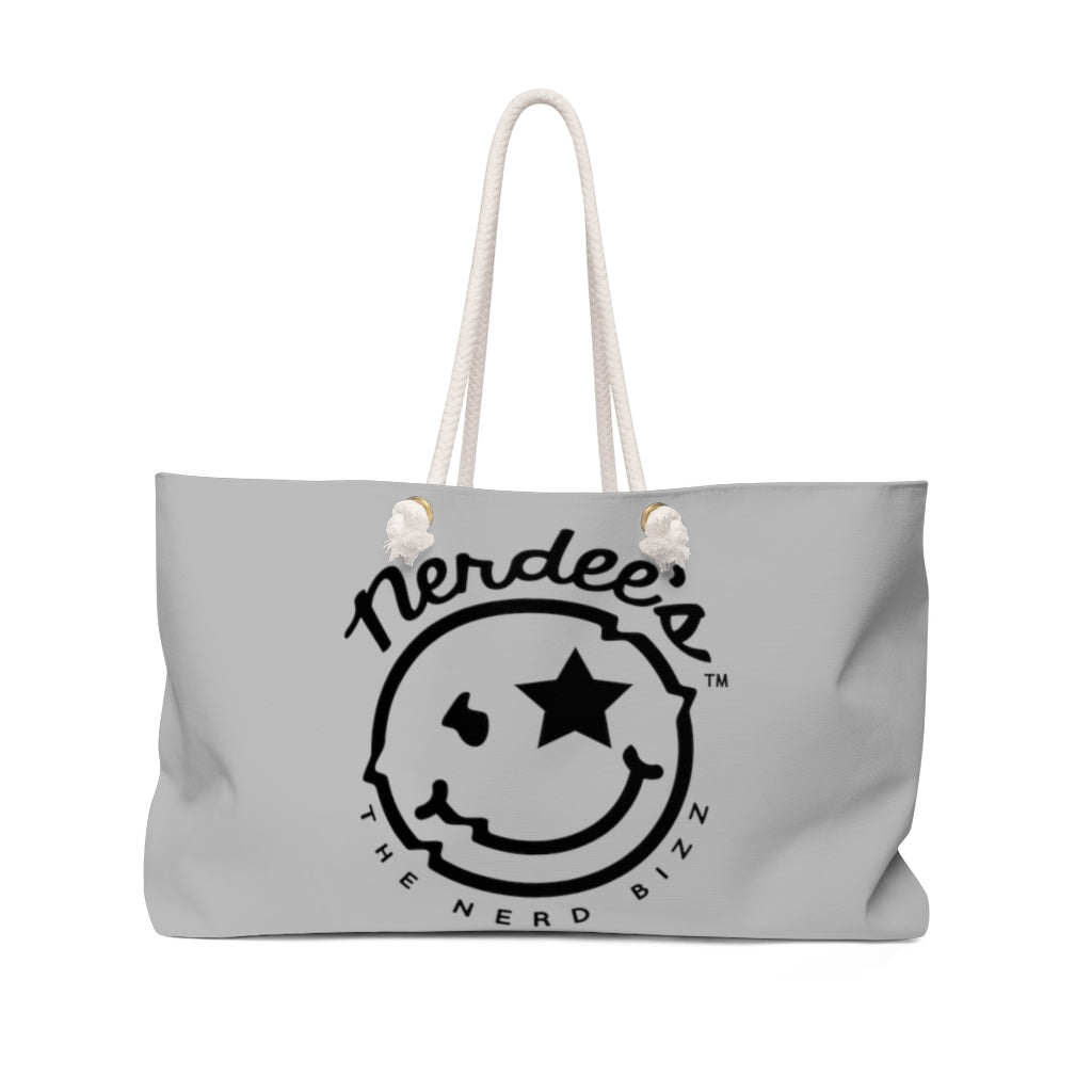 Nerdee's Official Logo  - Weekender Bag - Light Gray