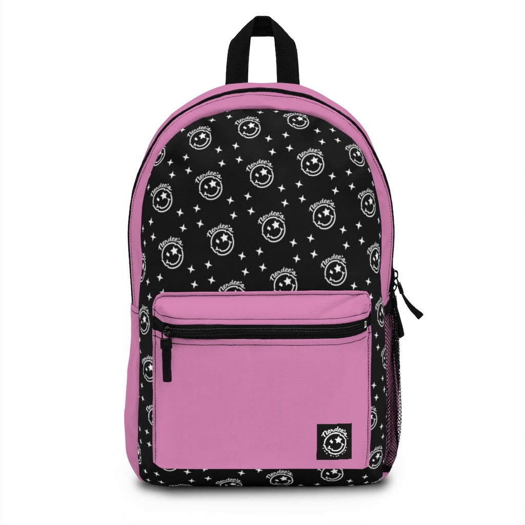 Nerdee's Logo Backpack (Design 04) - Pink