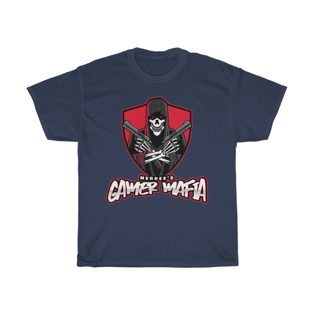 Nerdee's - Unisex Heavy Cotton Tee - "Gamer Mafia" (Design 07)