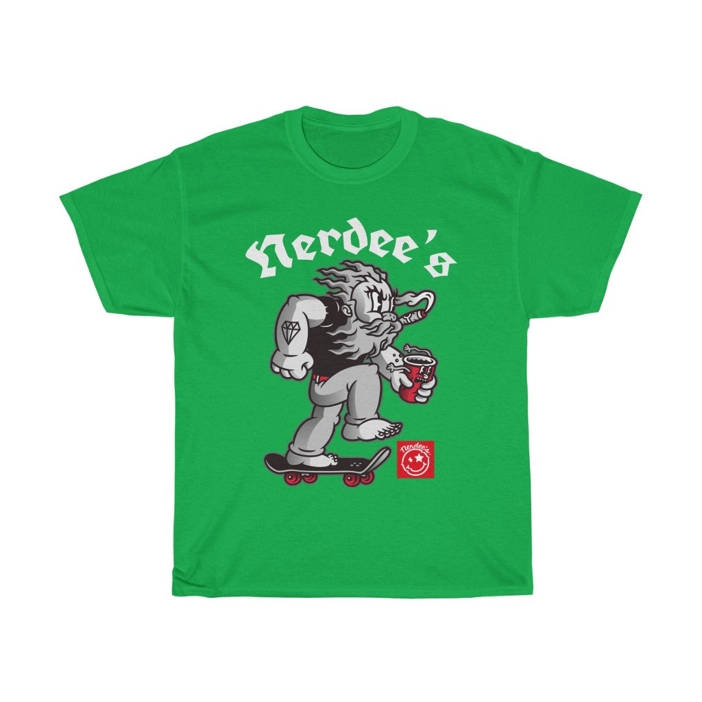 Nerdee's Skate Shop "The Beard" (Design 01) - Unisex Heavy Cotton Tee