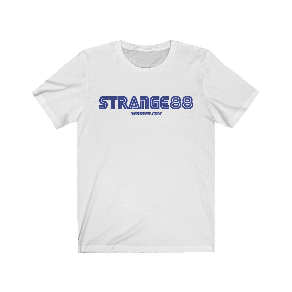 Strange 88 Retro Logo Tee "Mega 16 Bit" Unisex Jersey Short Sleeve Tee