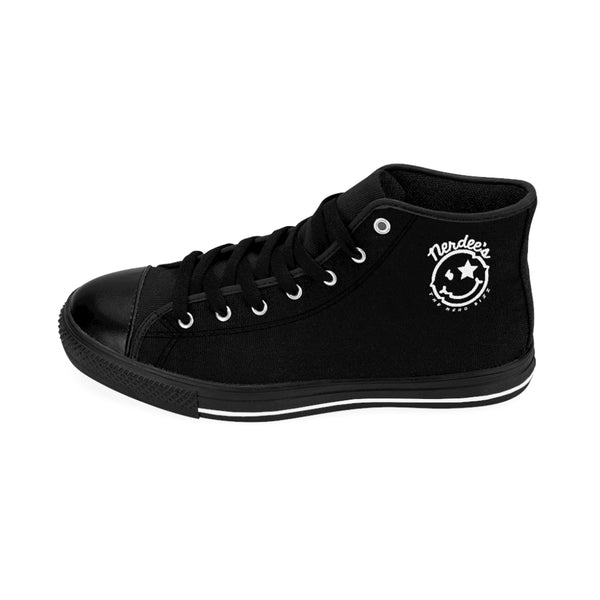 Nerdee's Pro Skate Original's - Men's High-top Sneakers - Black