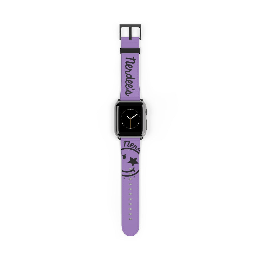 Nerdee's Official Logo Watch Band - (Design 01) Violet