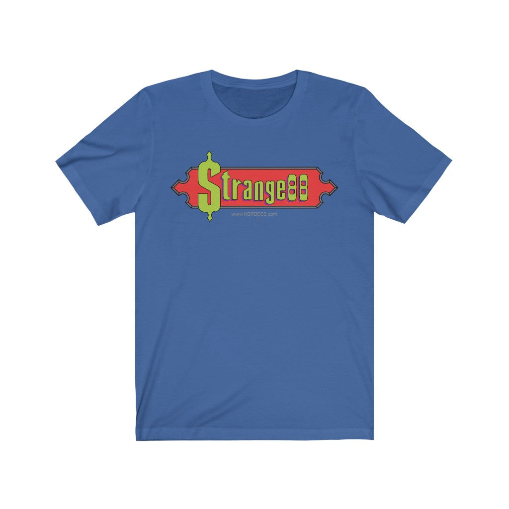 Strange 88 Retro Logo Tee "Dracula" - Unisex Jersey Short Sleeve Tee