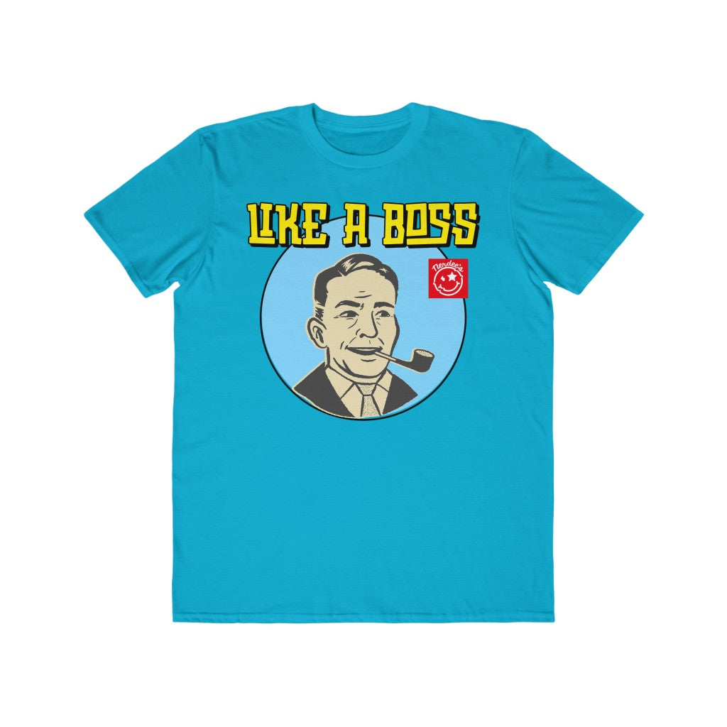 Nerdee's "Pipe-it-Up Like-a-Boss" (Boss Design 01) - Men's Lightweight Fashion Tee