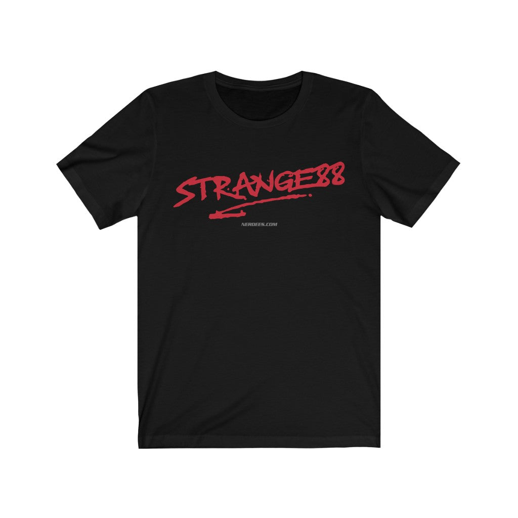 Strange 88 Retro Logo Tee "Slasher" - Unisex Jersey Short Sleeve Tee