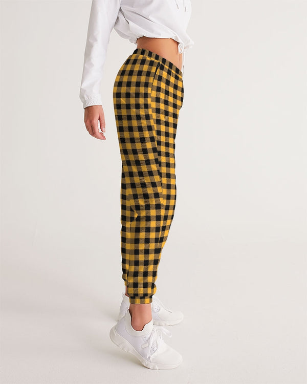 Yellow Plaid - Women's Track Pants
