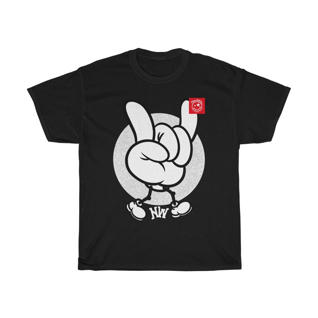 Nerdee's World Crew "NW Hand Sign" - Unisex Heavy Cotton Tee