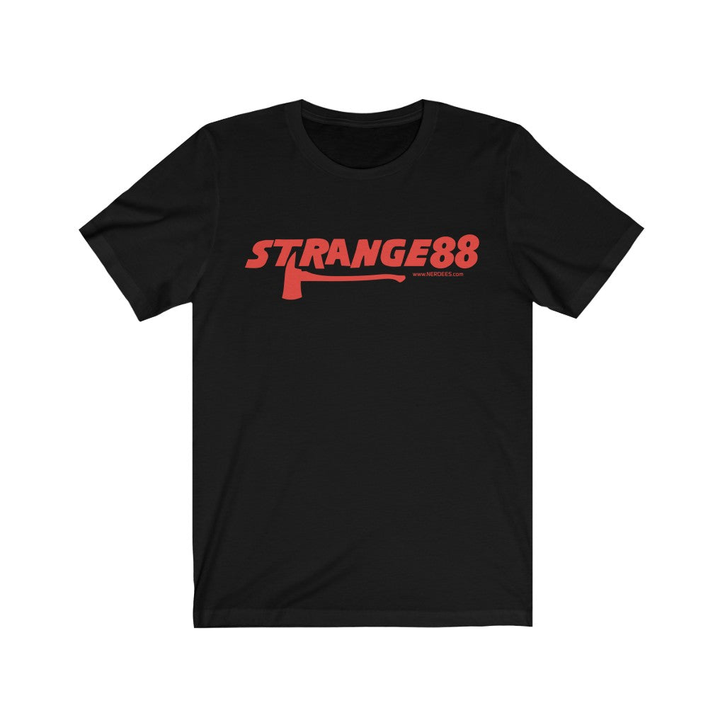 Strange 88 Retro Logo Tee "Here's Johnny!" - Unisex Jersey Short Sleeve Tee