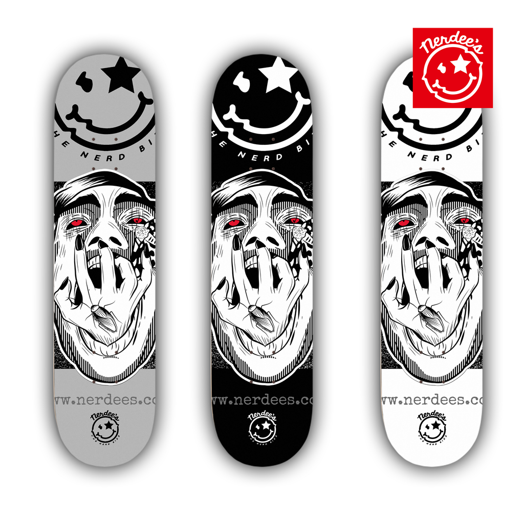 Nerdee's Skate Shop - Yokai (Design 01) - Kaidan Series (J-Horror/Japanese Horror) Special Edition Skateboard Deck