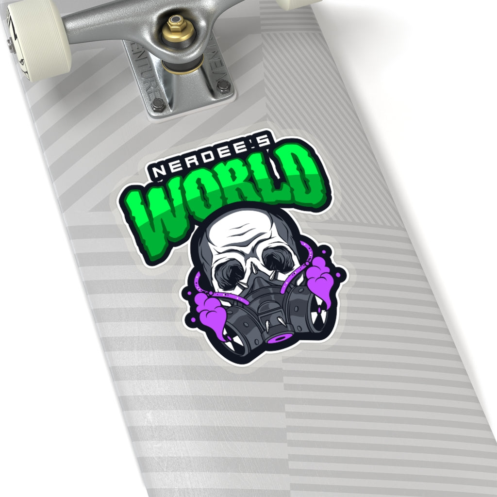 Nerdee's World "Gassed" Decal - Kiss-Cut Stickers