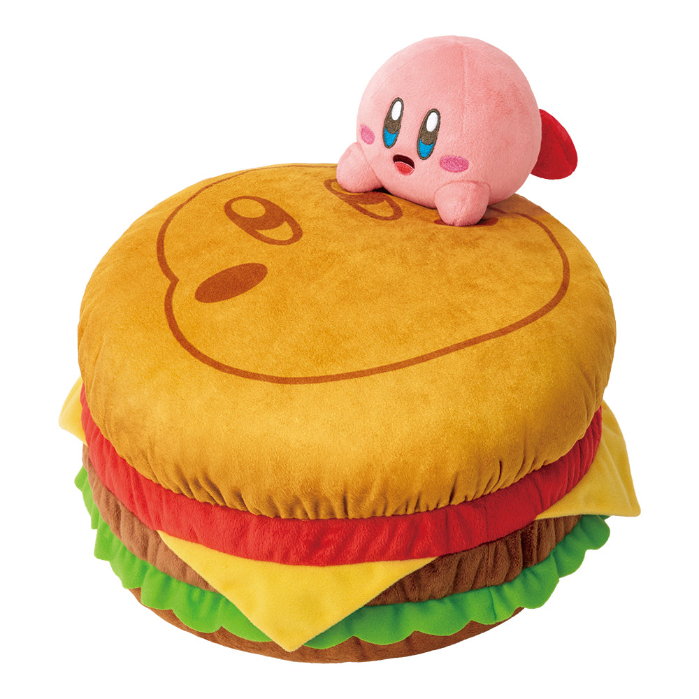 Kirby Ichiban Kuji- Kirby's Burger Cushion Plush