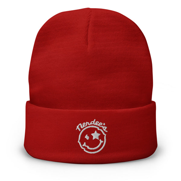 Nerdee's Official Logo (Snug Fit) Embroidered Beanie