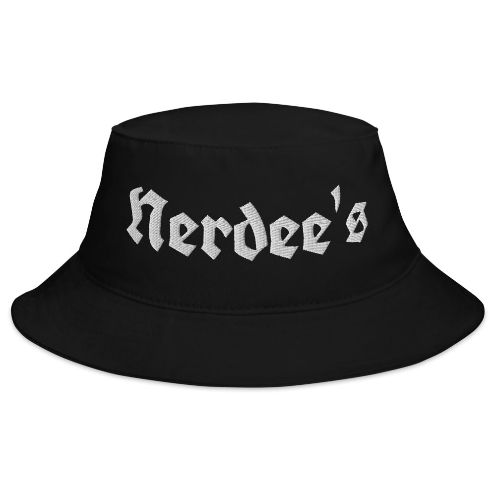 Nerdee's OE Logo (White) - Bucket Hat