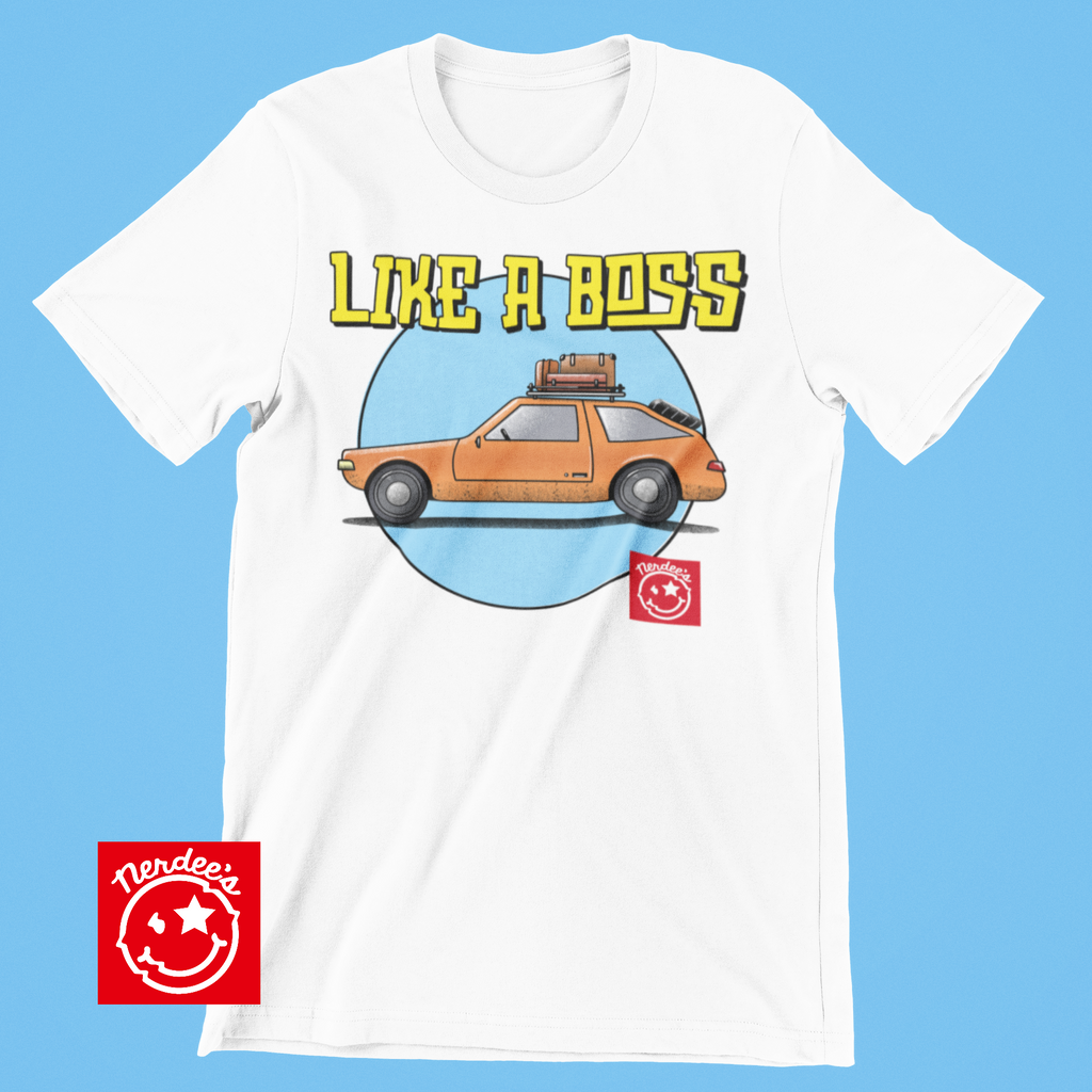 Nerdee's "Moving-Out Like-a-Boss" (Car Design 01) - Men's Lightweight Fashion Tee