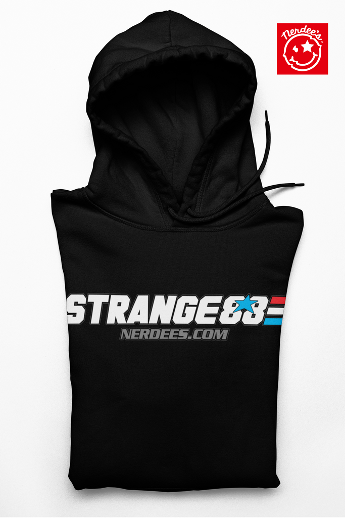 Strange 88 Retro Logo Hoodie "Yo Joe" - Unisex Heavy Blend™ Hooded Sweatshirt