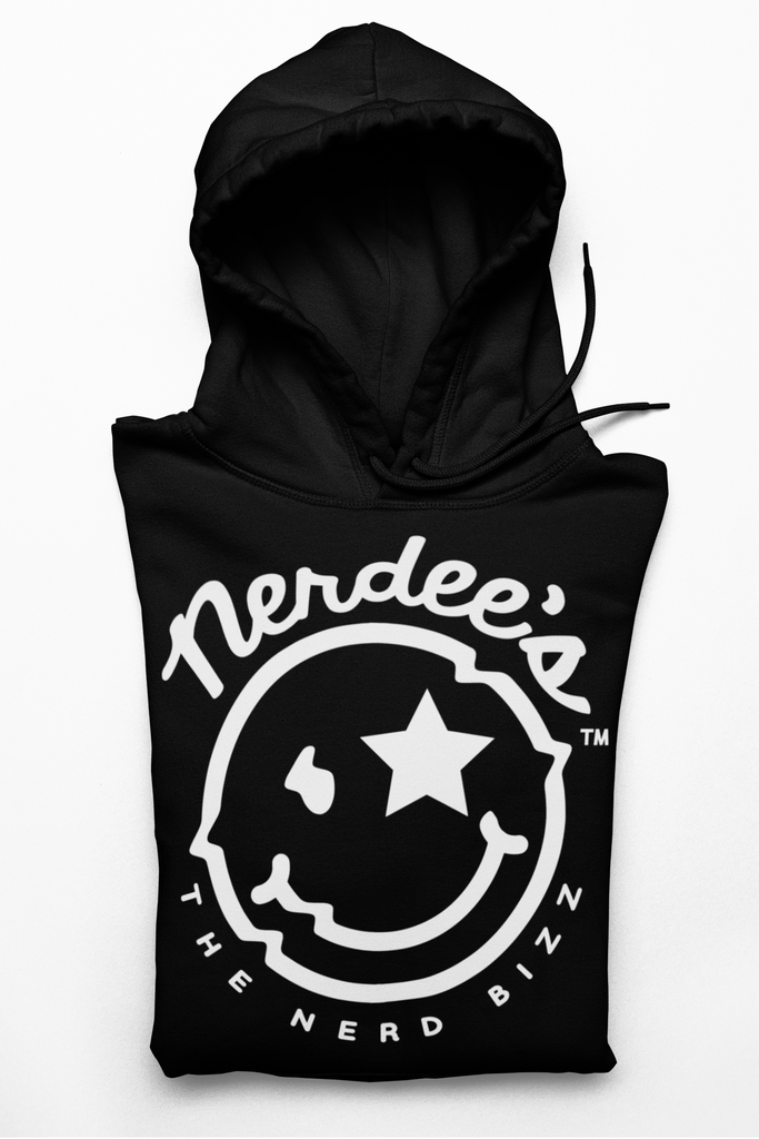 Nerdee's - The Nerd Bizz - Official "Mr. Smiley" Logo - Unisex Hoodie