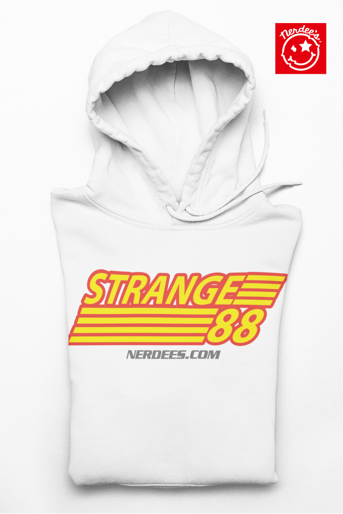 Strange 88 Retro Logo Hoodie "8 Bit Power" - Unisex