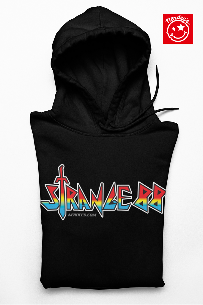 Strange 88 Retro Logo Hoodie "Defender" - Unisex Heavy Blend™ Hooded Sweatshirt