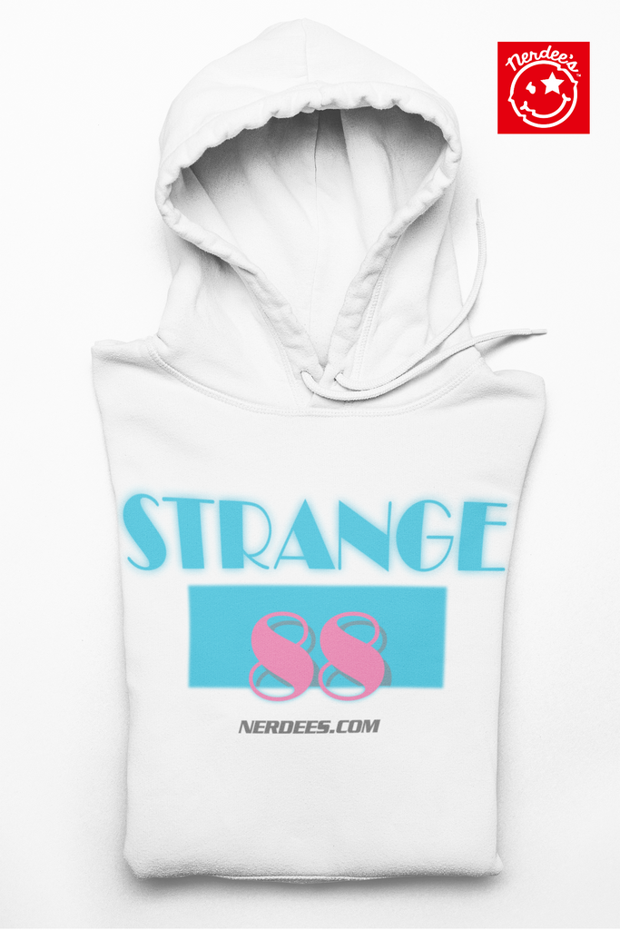 Strange 88 Retro Logo Hoodie "80's City Nights" (Unisex)