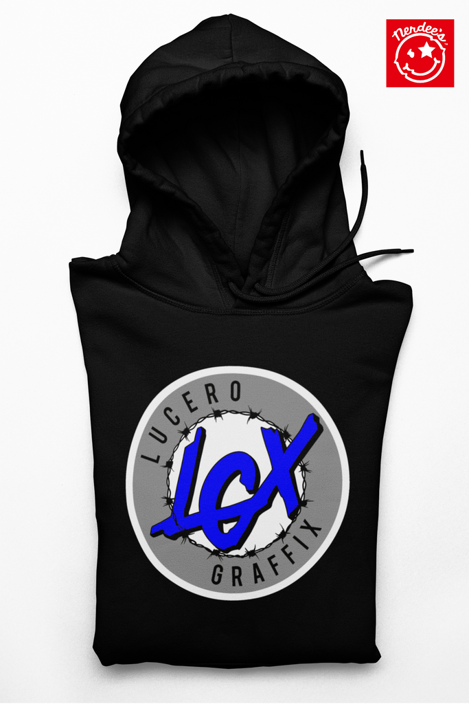 LGX Logo ( WHT/GRY/BLU) - Unisex Hoodie