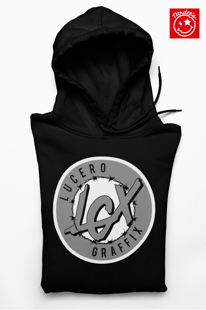 LGX Logo ( WHT/GRY/GRY) - Unisex Hoodie