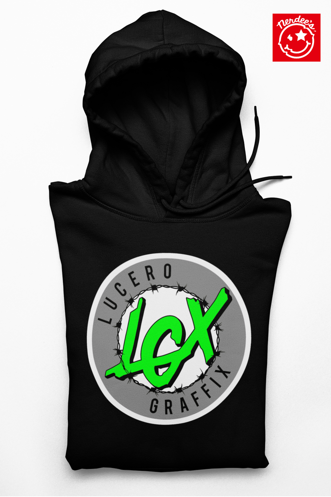 LGX Logo ( WHT/GRY/GRN) - Unisex Hoodie