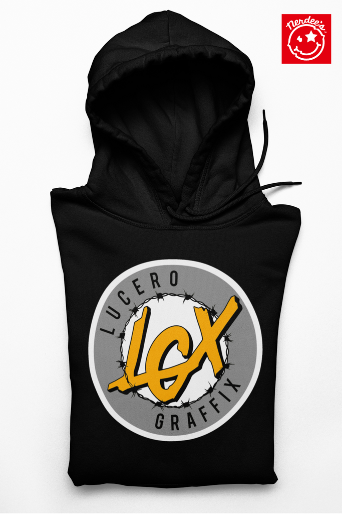 LGX Logo ( WHT/GRY/ORG) - Unisex Hoodie