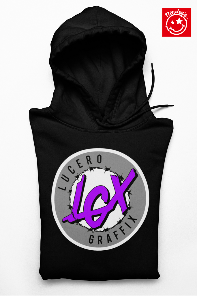 LGX Logo ( WHT/GRY/PRP) - Unisex Hoodie