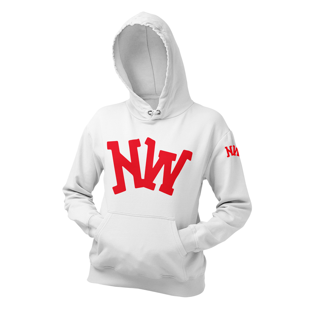 Nerdee's World Gaming Logo "NW" (Red) - Unisex Hoodie