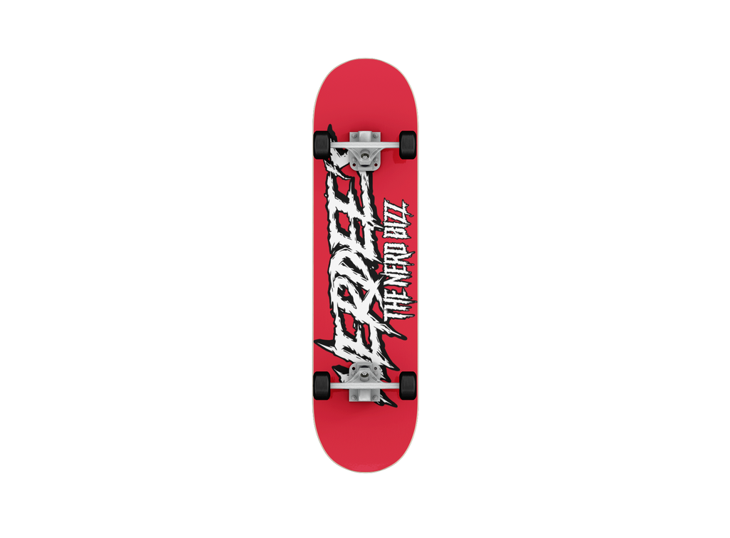 Nerdee's Skate Shop "Chicken Scratch" Skateboard Deck