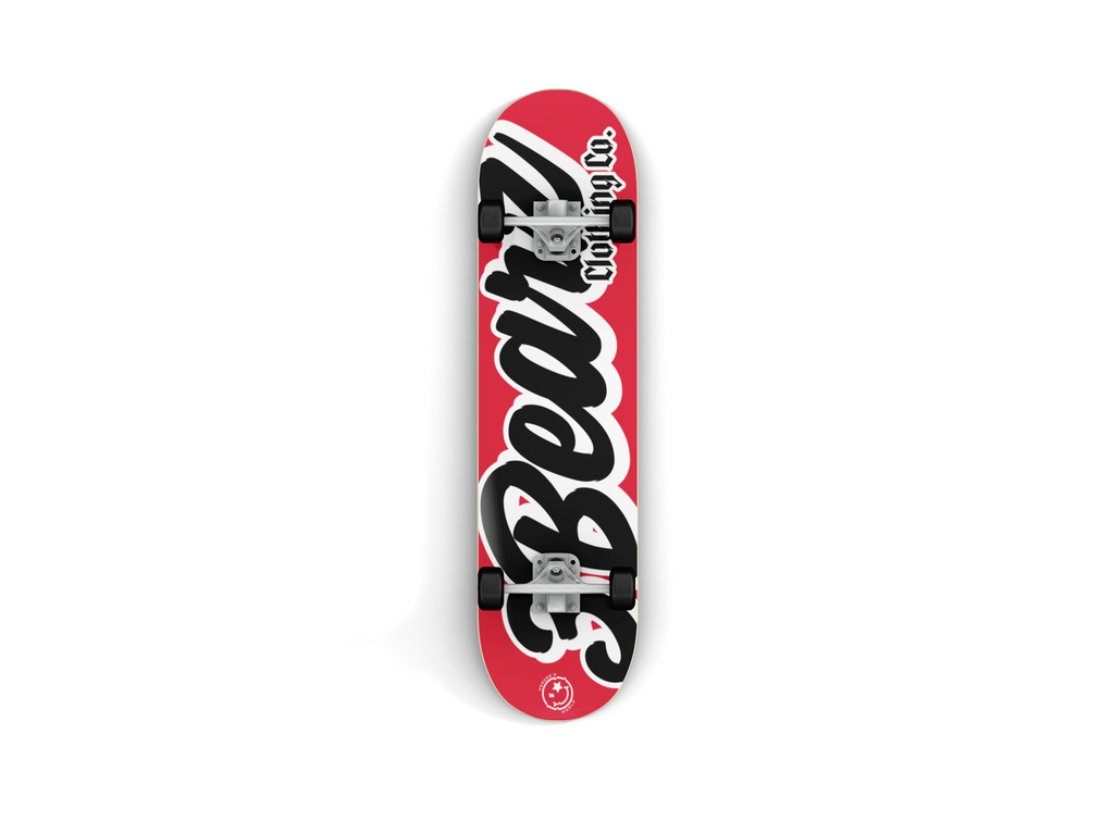 3Bearz Clothing Co. "Skript Logo" Skateboard Deck