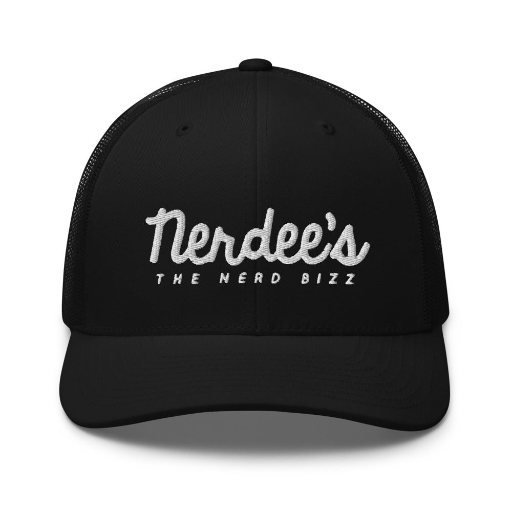 Nerdee's - The Nerd Bizz - Official Script Logo Trucker Cap