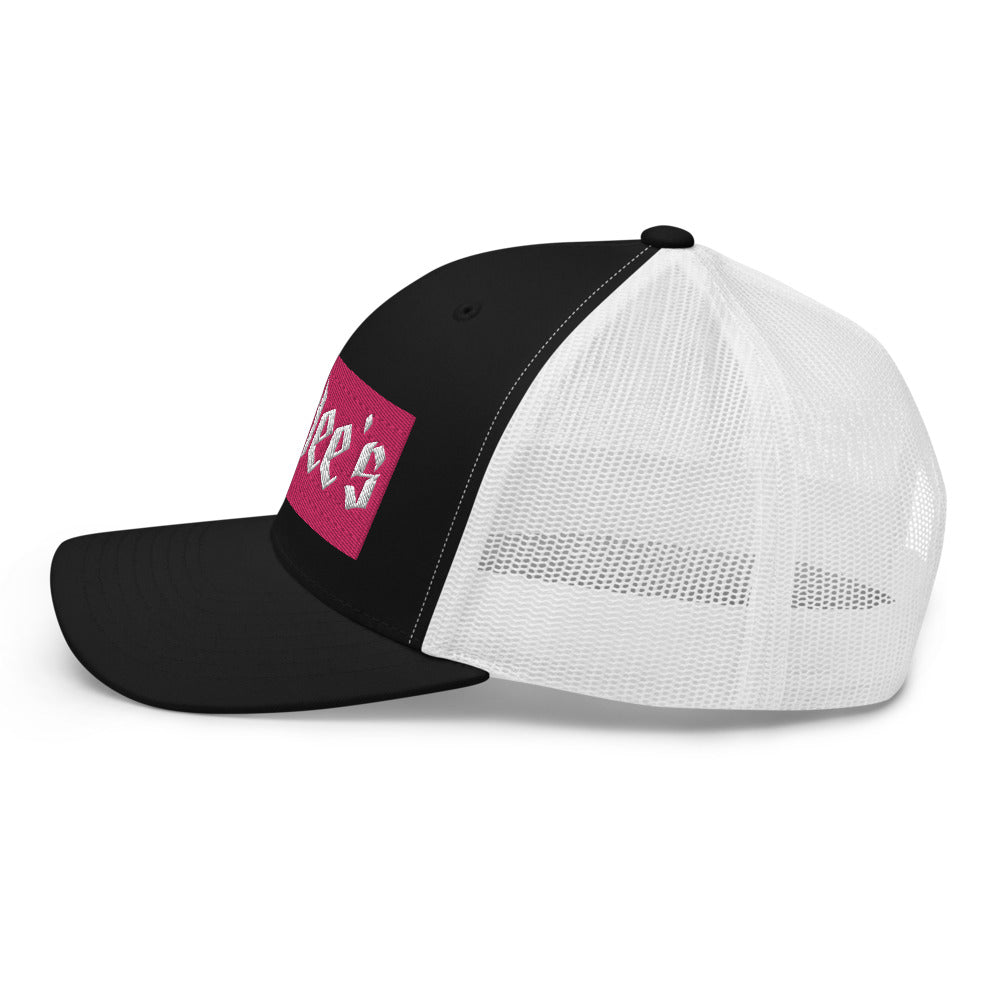 Pink White Blank Trucker Hat - ETA 1/15