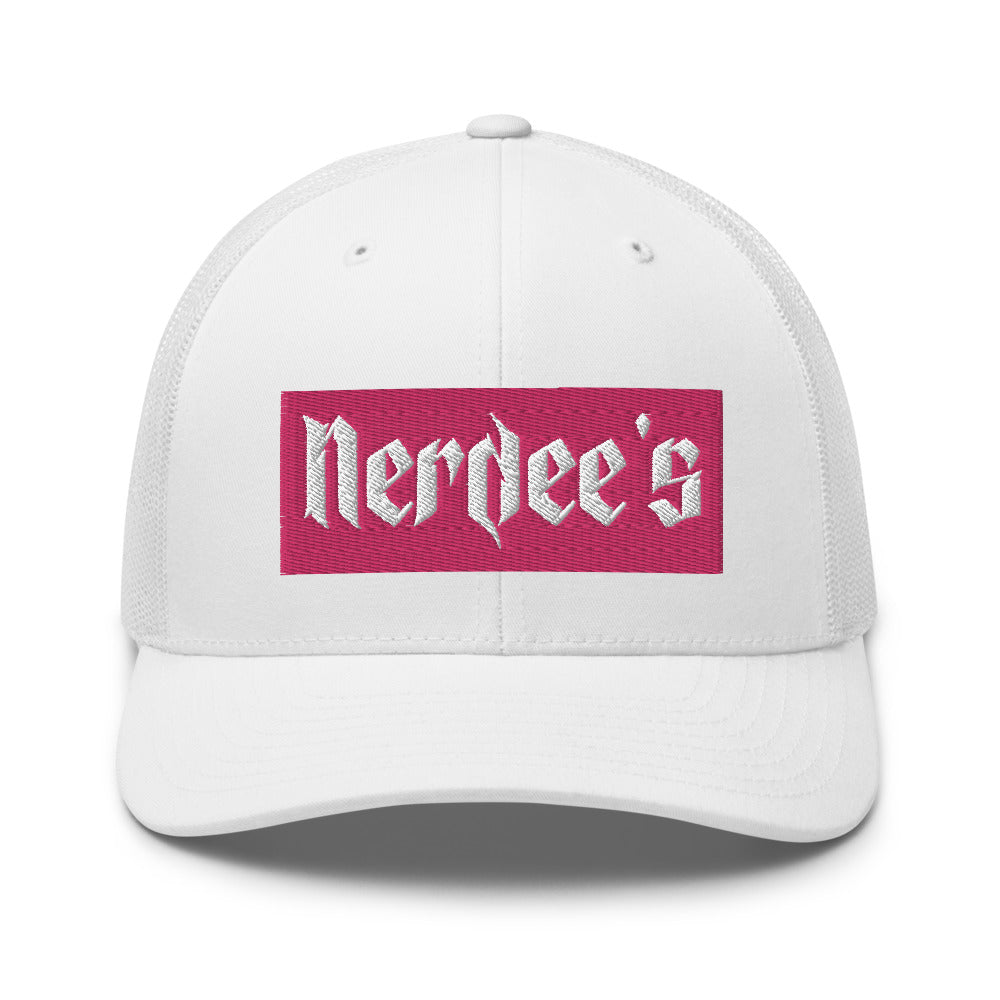 Nerdee's "Pink Label" Trucker Cap