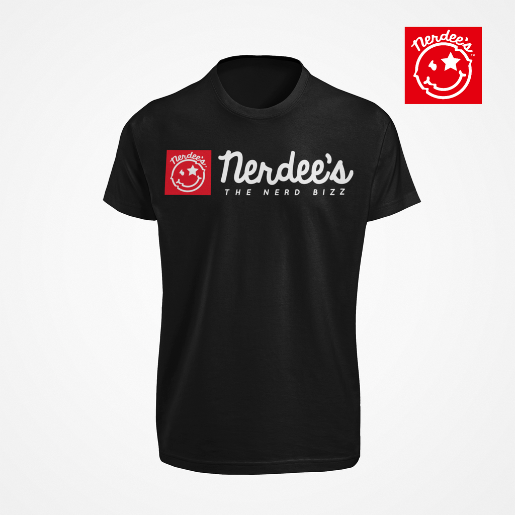 Nerdee's Red Banner (Design 01) - Unisex Heavy Cotton Tee