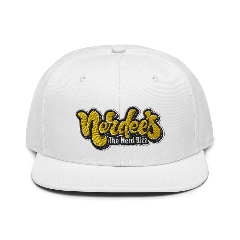 Nerdee's (Yellow) Graffiti Logo Otto Snapback Hat