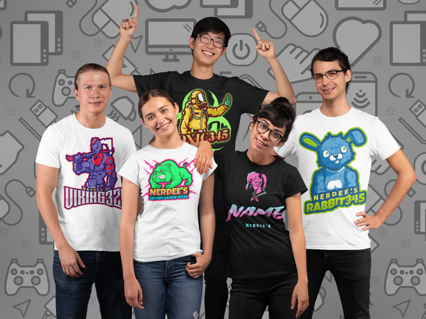 Nerdee's Custom Ordering Form 1 (T-shirts, Sweatshirts, Tank tops) SEE ORDERING INSTRUCTIONS!