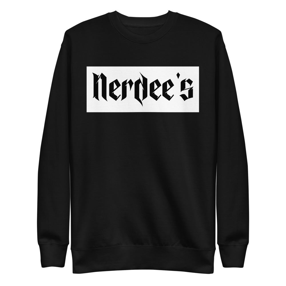 Nerdee's White Label Unisex Fleece Pullover