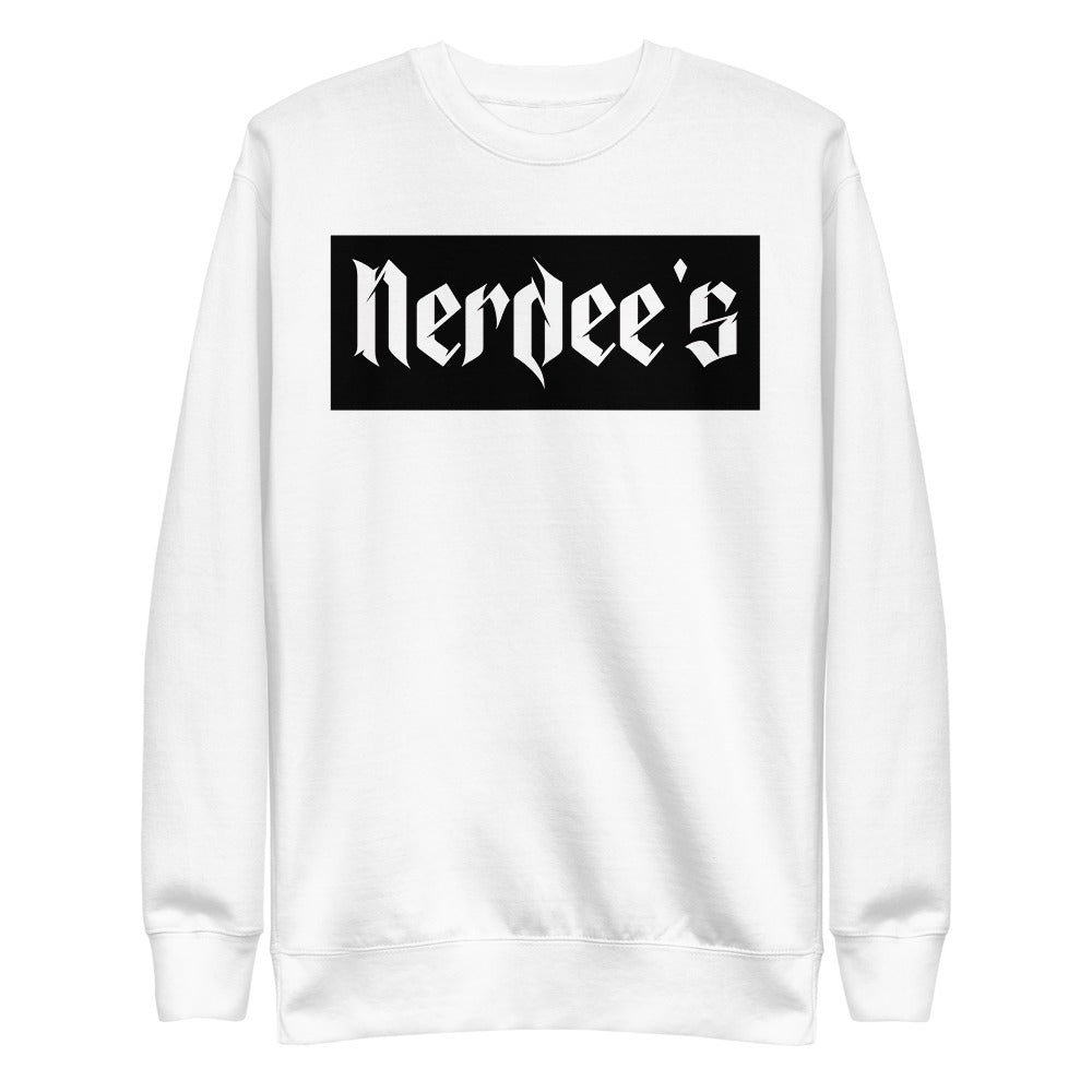 Nerdee's Black Label Unisex Fleece Pullover